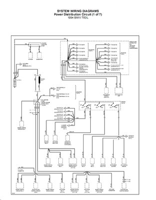 BMW 3, 5, 6, 7, Z3 (1987-1997) wiring diagrams
